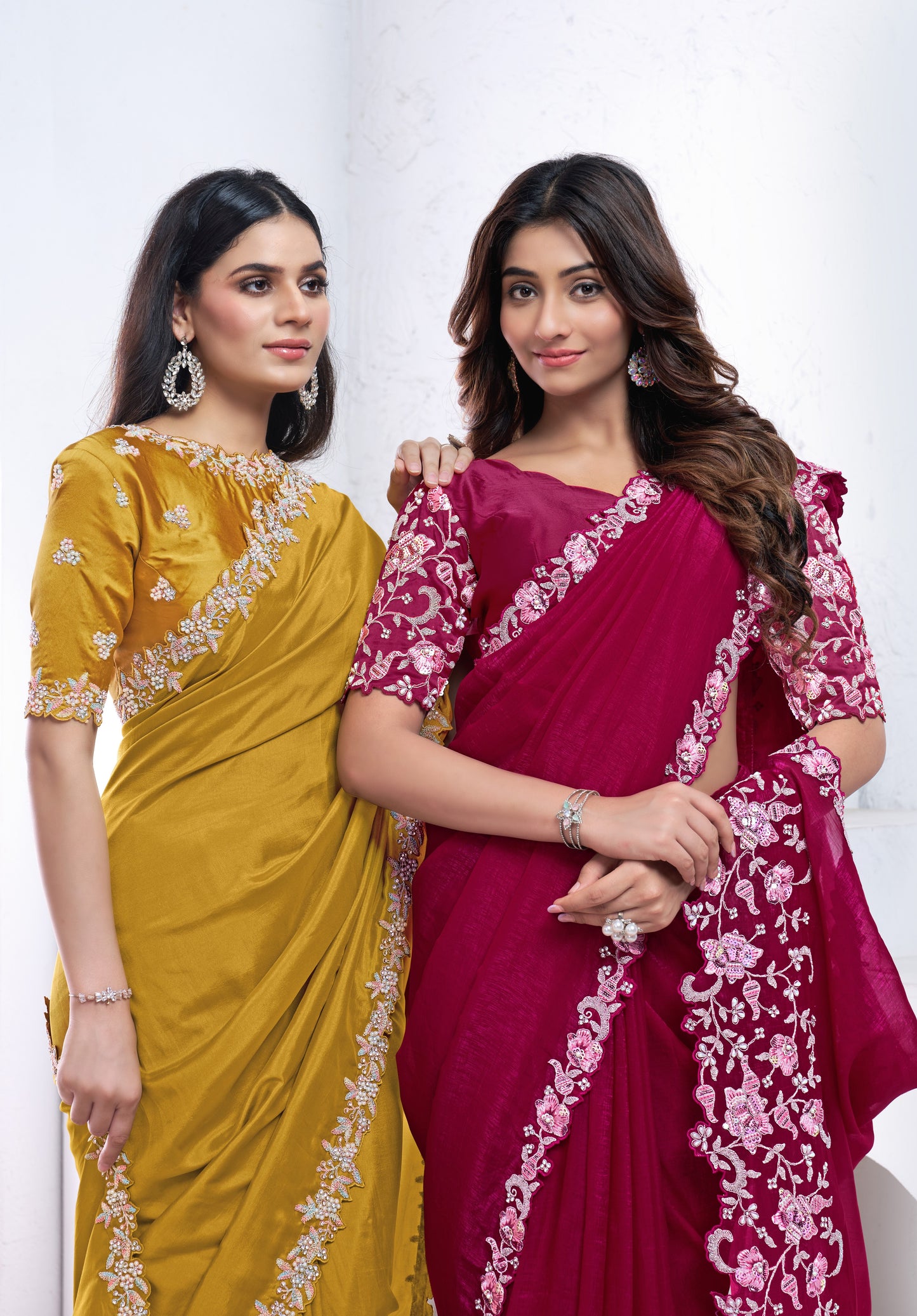 Pink Crepe Silk