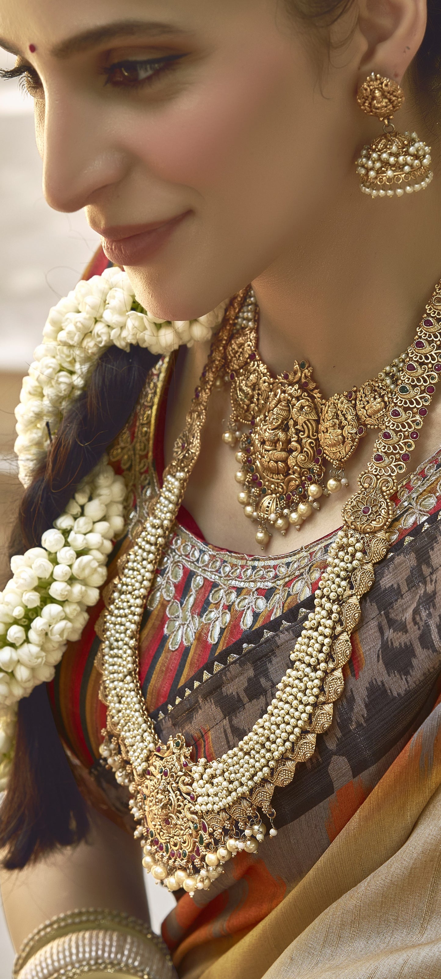 Beige Gajri Silk