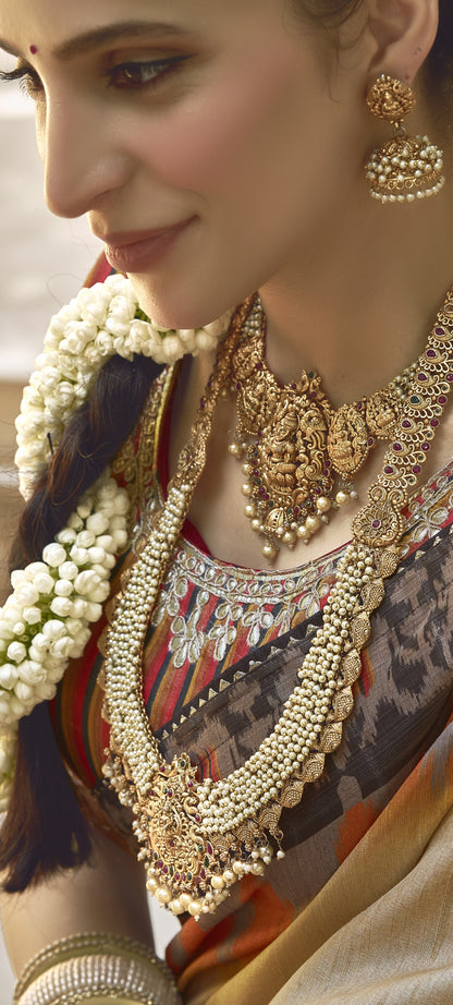 Beige Gajri Silk
