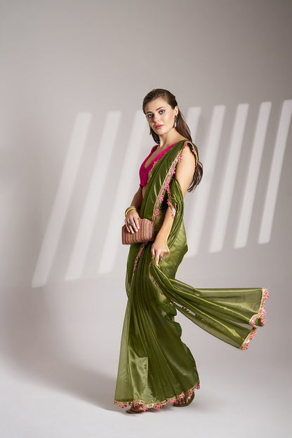 Twill Net Party Wear