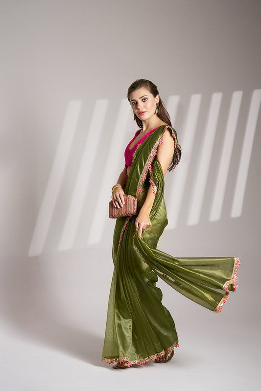 Twill Net Party Wear