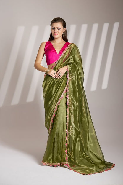 Twill Net Party Wear