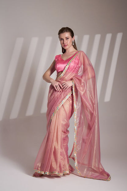 Twill Net Party Wear