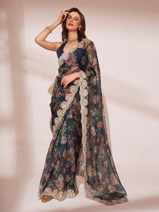 Black Chiffon SIlk