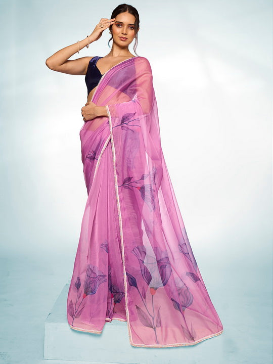 Purple Organza Elegance