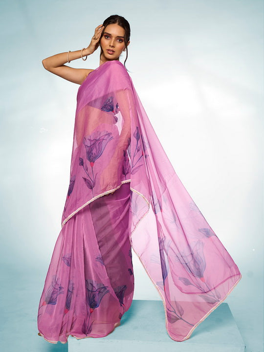 Purple Organza Elegance