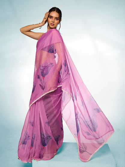 Purple Organza Elegance
