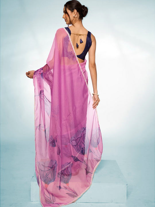 Purple Organza Elegance