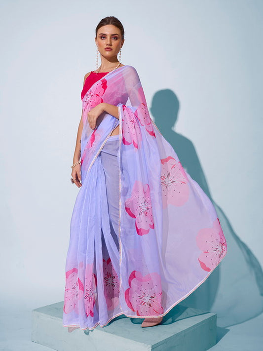 Blue Organza