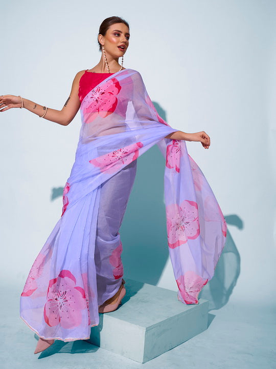 Blue Organza