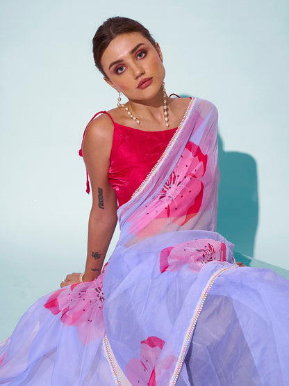Blue Organza