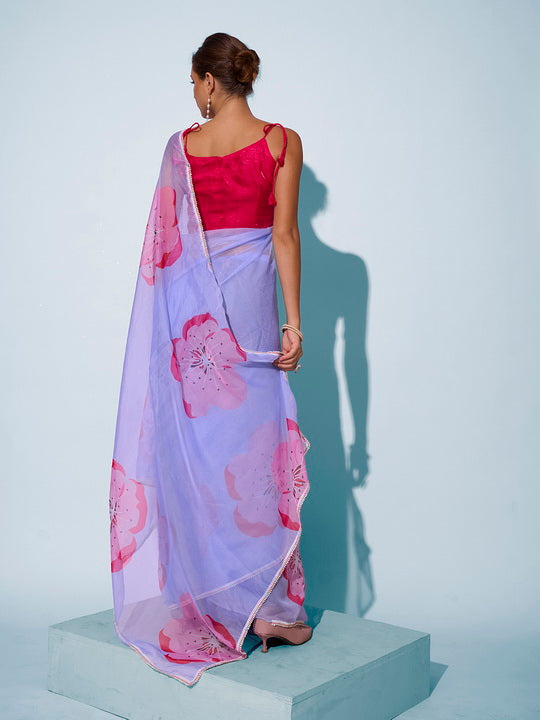 Blue Organza
