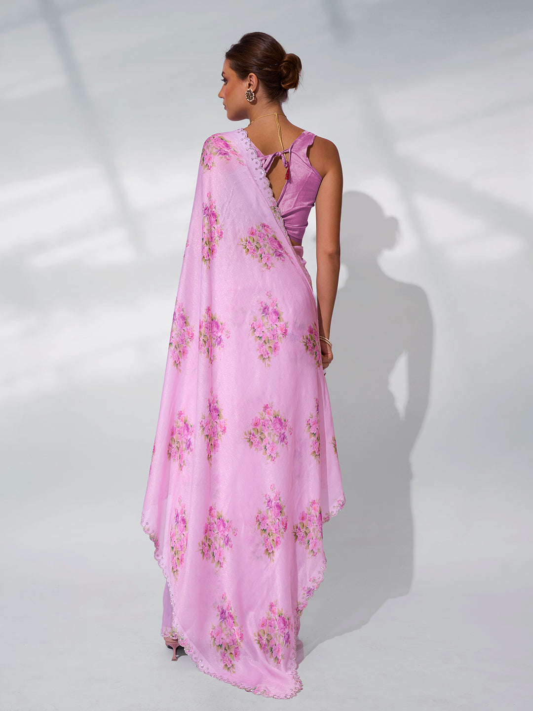 Pink Organza Silk