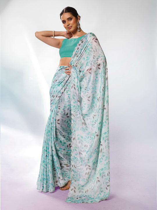 Sea Green Organza