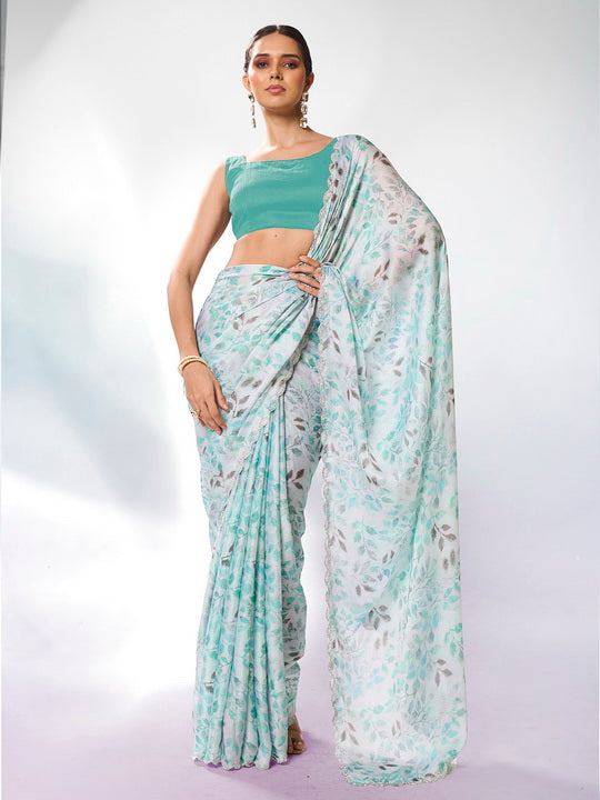 Sea Green Organza