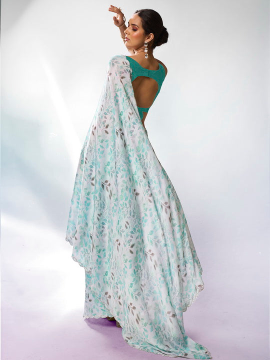 Sea Green Organza