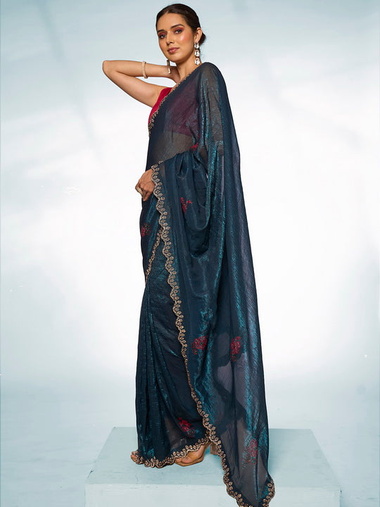 Teal Silk